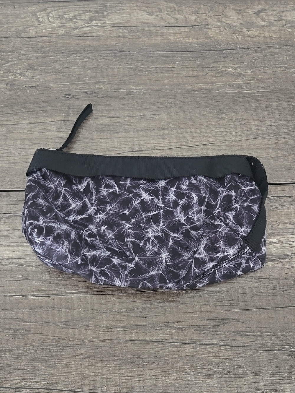 Lululemon Feather Print Travel Pouch / Makeup Bag
